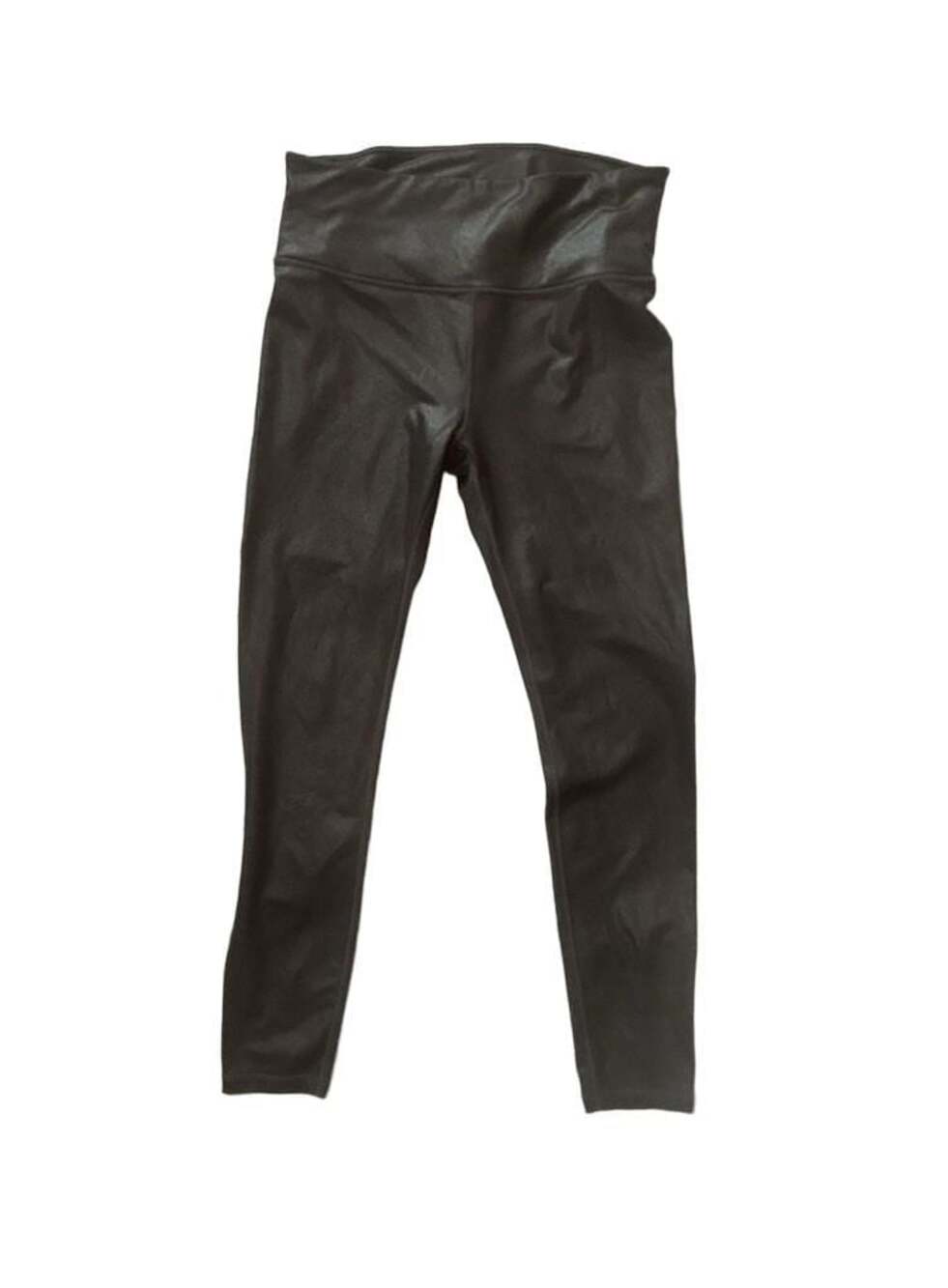 Athleta Faux Leather Shimmer Leggings Size M